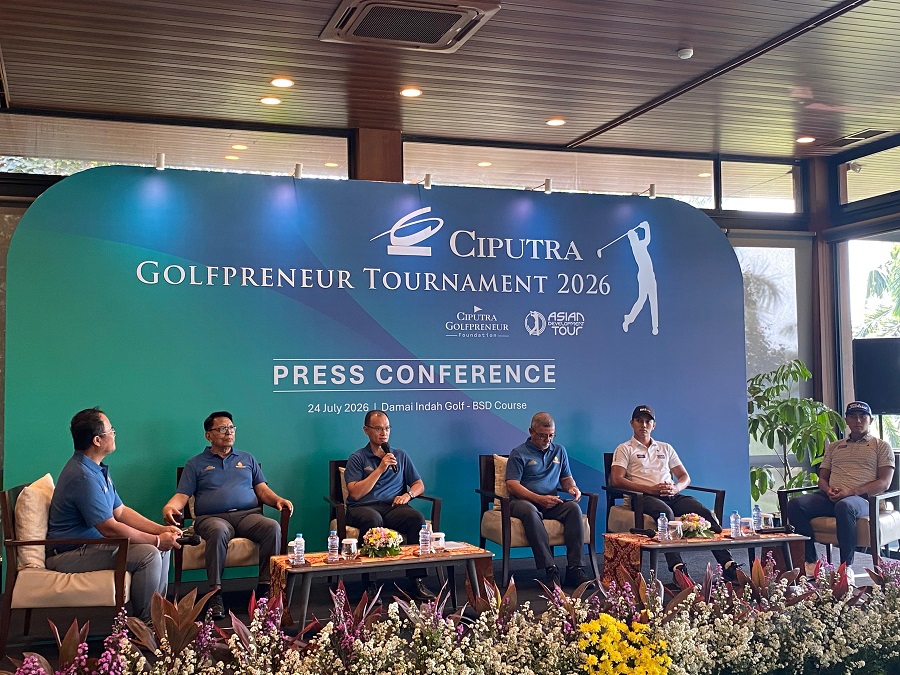 Ciputra Golfpreneur Tournament 2026 Perebutkan Hadiah Rp2,7 Miliar, 40 Pegolf Indonesia Ditantang Tembus Persaingan Internasional